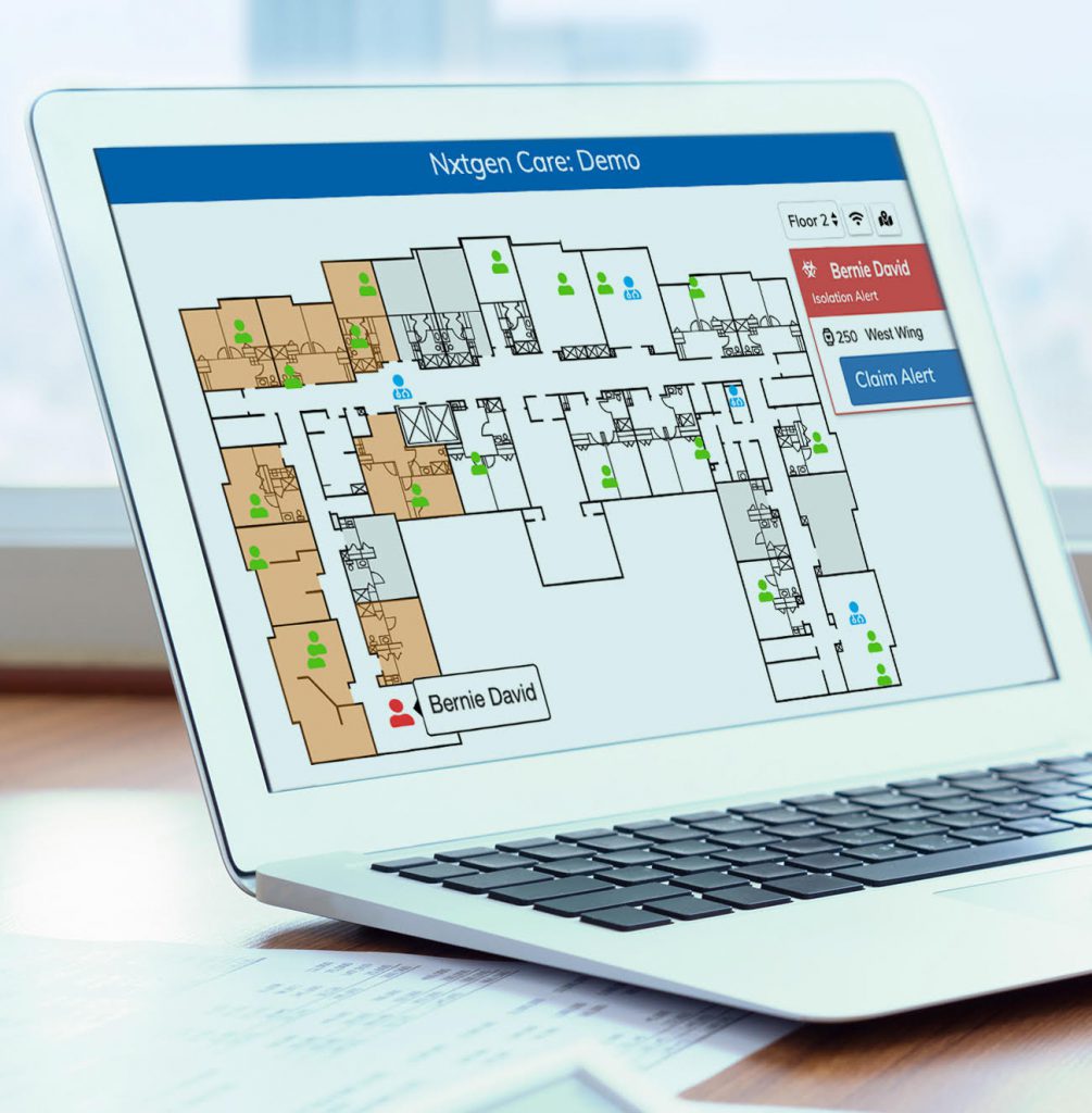 laptop with digital location services