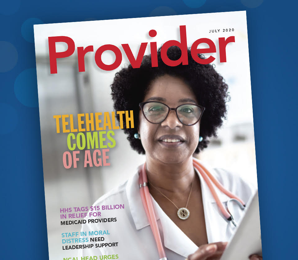 Health Care worker - Provider magazine COVID-19 Technology